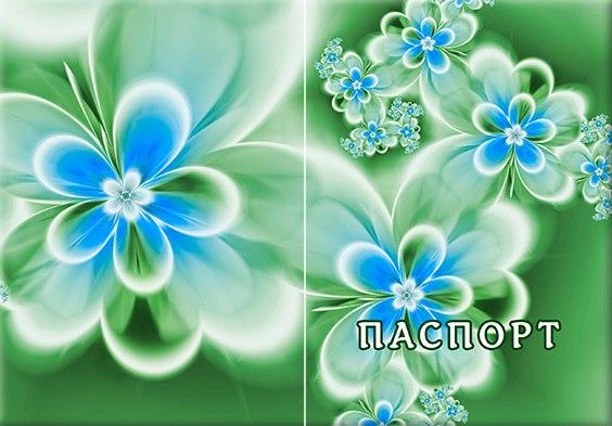 Обкладинка обкладинка на паспорт Абстракт візерунок квітка квіти abstract Украсу Україна Pasport