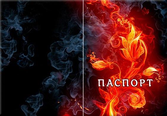 Обкладинка обкладинка на паспорт Абстракт візерунок квітка квіти abstract Украсу Україна Pasport