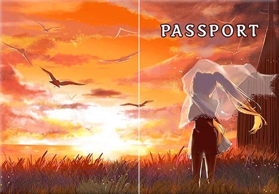 Обкладинка обкладинка на паспорт Абстракт abstract України Україна Pasport, фото 1