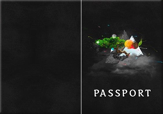 Обкладинка обкладинка на паспорт Абстракт планета глобус abstract України Україна Pasport, фото 1