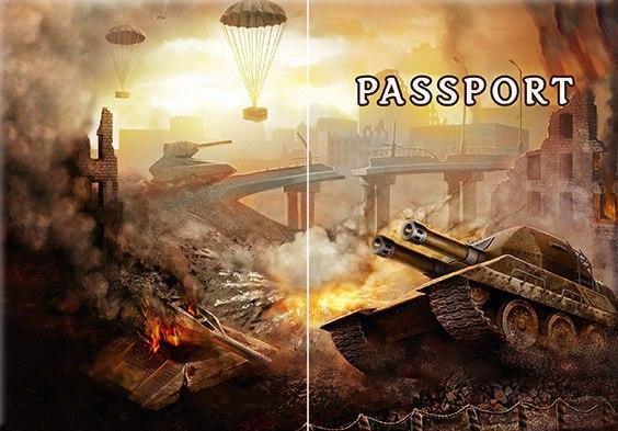 Обкладинка обкладинка на паспорт world of tanks ТАНКИ Прикраси Україна Pasport