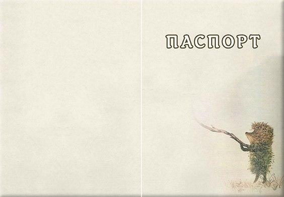 Обкладинка обкладинка на паспорт їжачок у тумані України Україна Pasport, фото 1