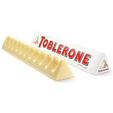 Шоколад білий з нугою, медом та мигдалем Toblerone, 100 г