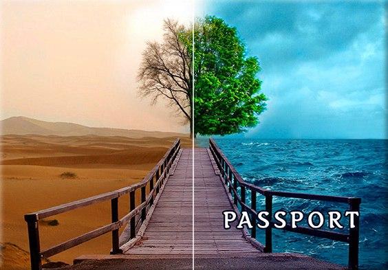 Обкладинка обкладинка на паспорт Абстракт природа abstract України Україна Pasport, фото 1