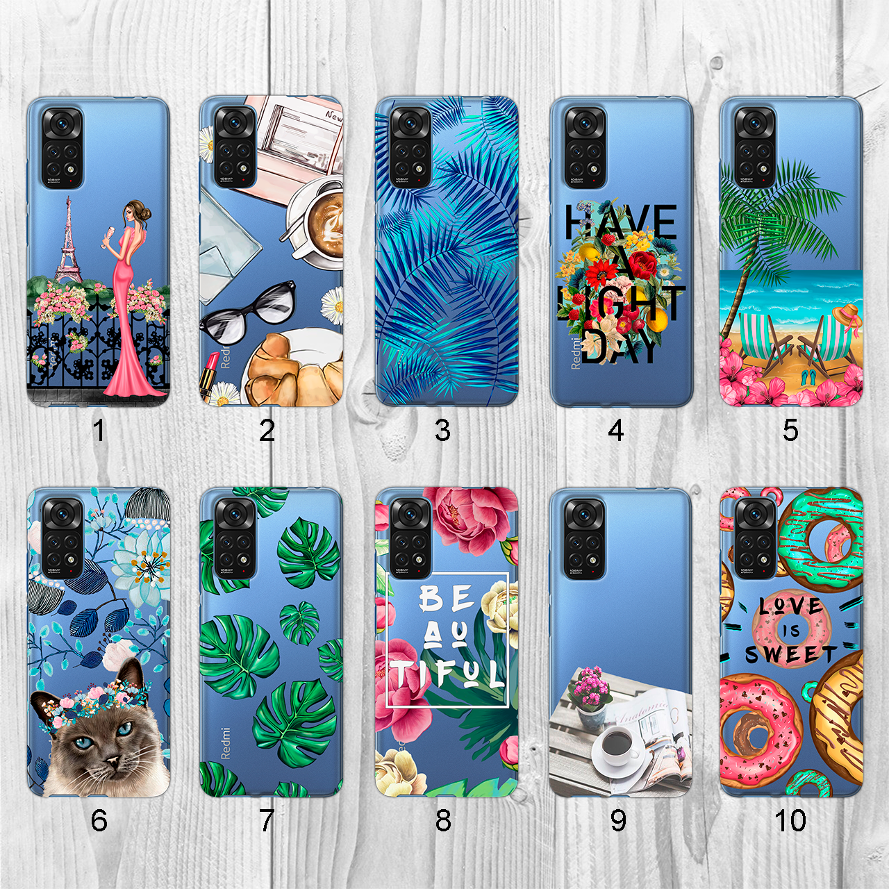 

Силиконовый чехол с рисунком для Xiaomi Redmi Note 11 / Redmi Note 11S (new collection)