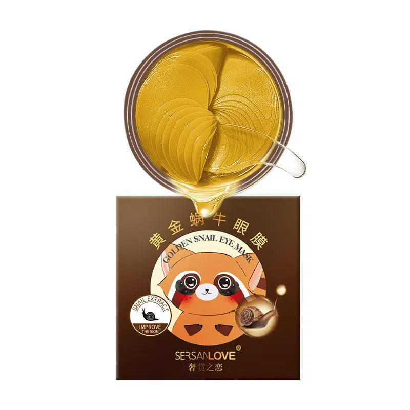 

Гидрогелевые патчи с муцином улитки Sersanlove Golden Snail Eye Mask, 60шт