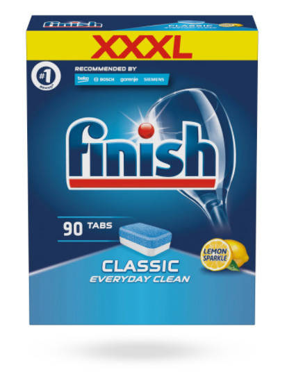 

Таблетки для посудомоечной машины Finish Classic Lemon 90 шт