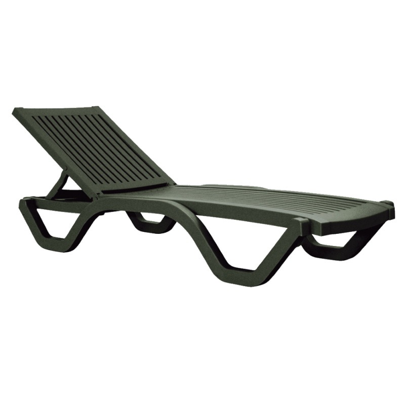 

Шезлонг-лежак PAPATYA MYRA ( темно-зеленый)