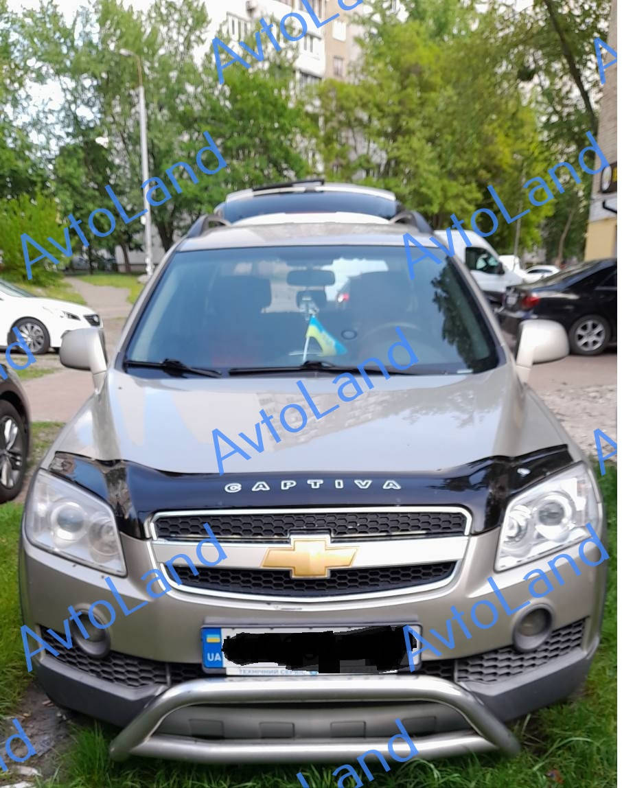 

ДЕФЛЕКТОР КАПОТА, МУХОБОЙКА CHEVROLET CAPTIVA 2006-2011 VT52