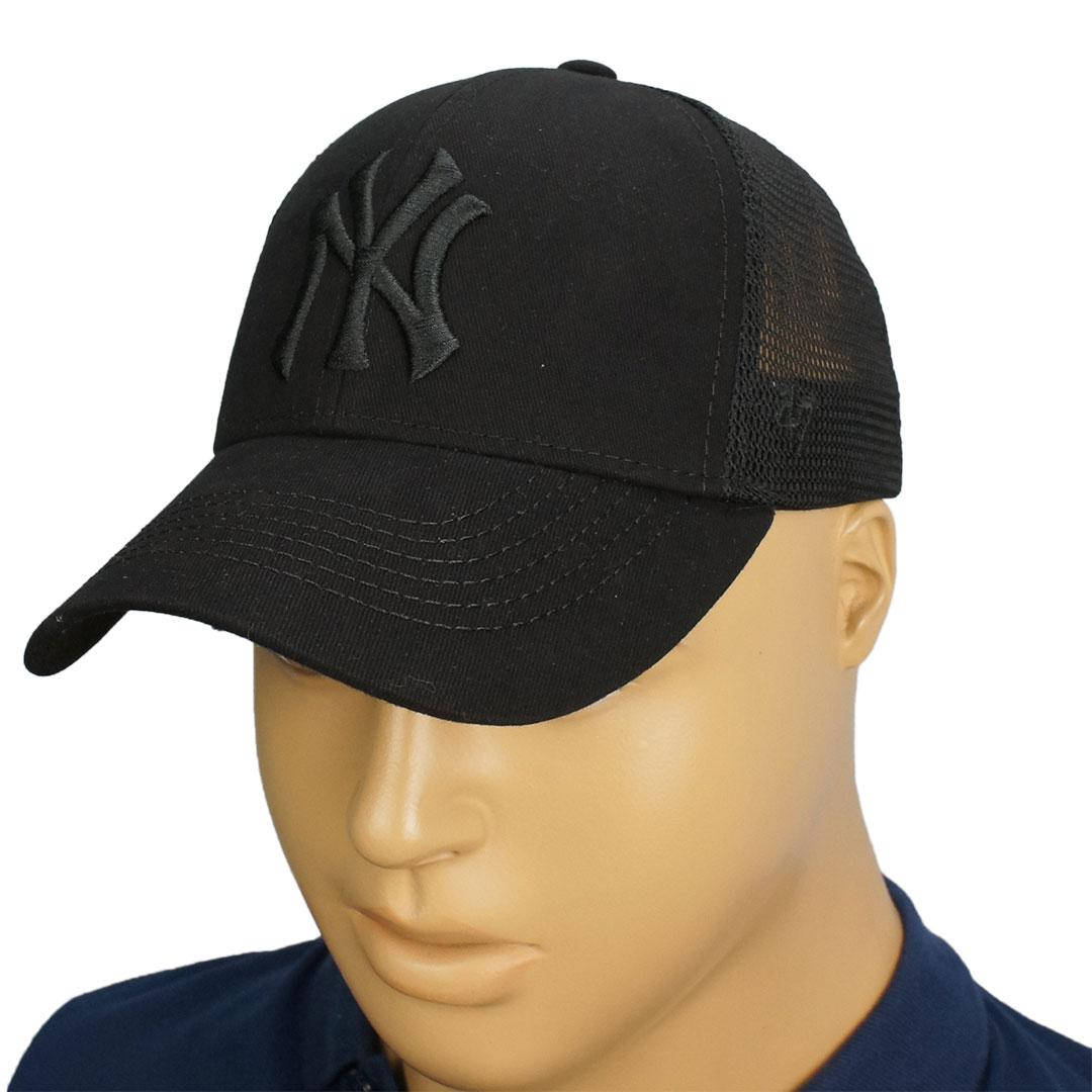 

Летняя мужская бейсболка с логотипом NY 47 NY black, Черный