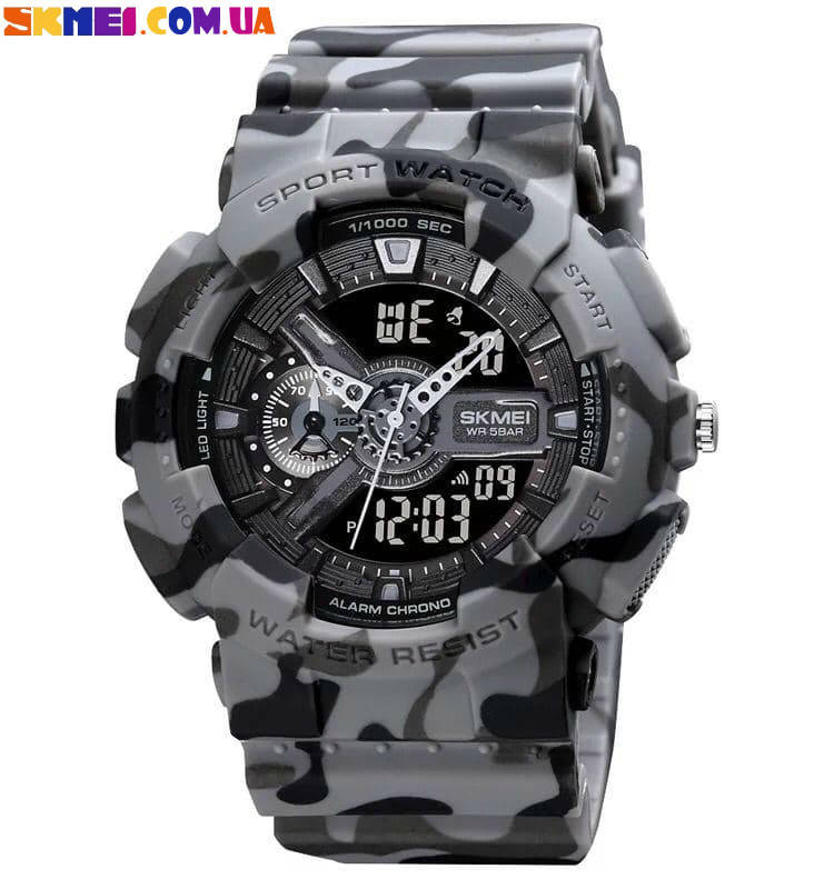 

Спортивные наручные часы Skmei 1688 (Grey Camouflage)