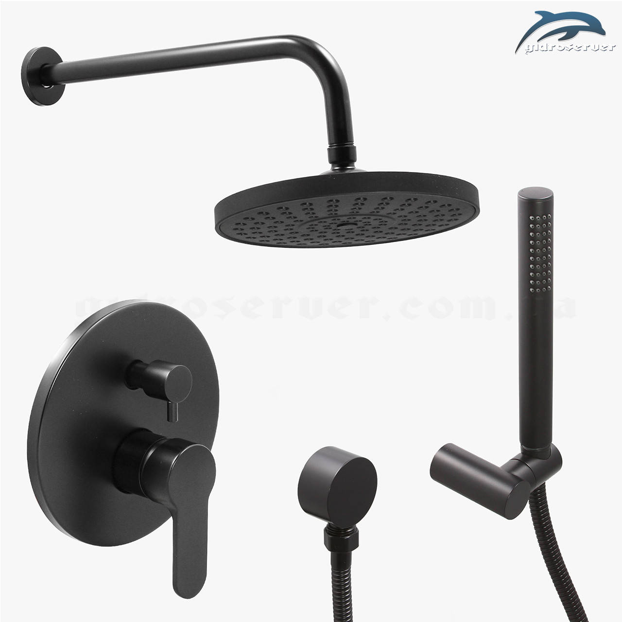 

Душевая система скрытого монтажа BSSV-03, Черный