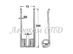 Пружина підбирача 807297 | 807297.0 для Claas