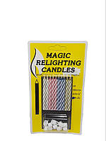 Свечи для торта незадуваемые Magic Relighting Candles
