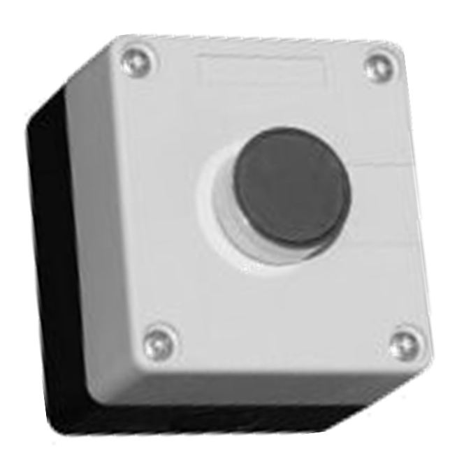 Кнопковий пост, AC380/DC110, ЧОРНА кнопка PB2-BA21, N0, 230В, IP54  ElectrO