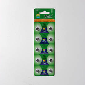 Батарейки T&E — Alkaline Battery AG4 LR626 1.5V