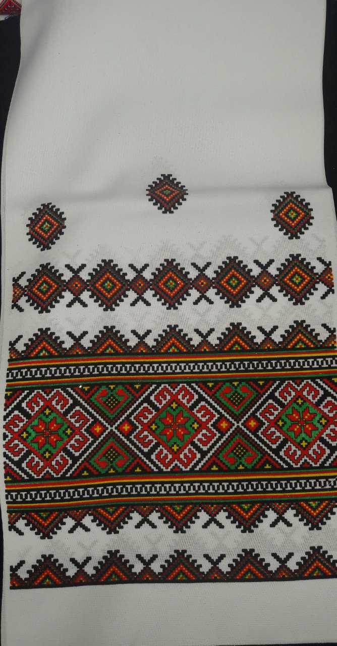 Свадебный рушник с украинским орнаментом, принт, габардин, 150х28 см - фото 2 - id-p543513996