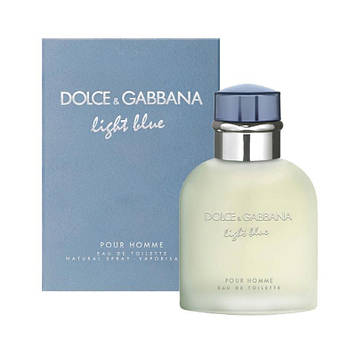 Чоловічий одеколон Dolce & Gabbana Light Blue Pour Homme (О) (Довчіше Габбана Лайт Блю Пур Хом)