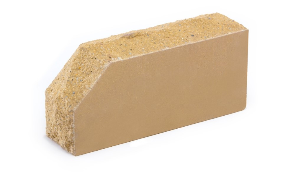 Облицювальна цегла скеля кутова тичкова LAND BRICK 230х100х65 мм