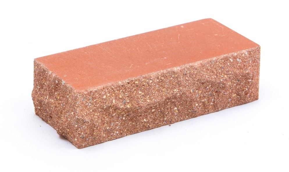 Цегла облицювальна LAND BRICK Скеля ложково-тичкова червона 230х100х65 мм
