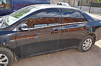 Нижні молдинги стекол Omsa на Toyota Corolla 2006-2013