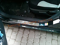 Накладки на пороги Omsa на Toyota Corolla 2013