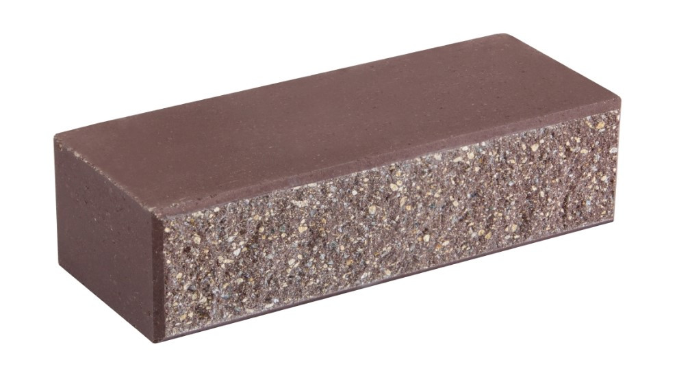 Облицювальна цегла LAND BRICK колотий коричневий 250х100х65 мм