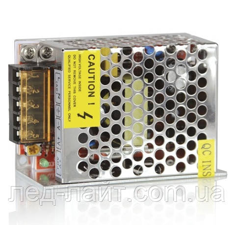 Блок живлення 12V 2A 24W у перфорованому корпусі, фото 1