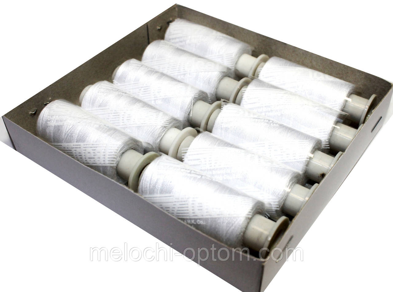 Нитки швейні "IDEAL" №40, 100% поліестер 10шт в упаковці, колір білий