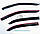 Дефлектори вікон "AV-Tuning" GEELY FC 2006-2011 (на скотчі) вітровики Джілі ФК, фото 3