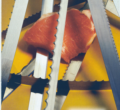 Ножі для харчової промисловості, стрічкові ножі, дискові ножі