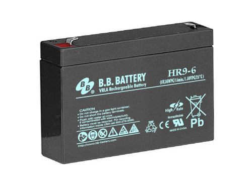 Акумуляторна батарея B. B. Battery HR 9-6 (6V, 9 Ah) - фото 1 - id-p543761035
