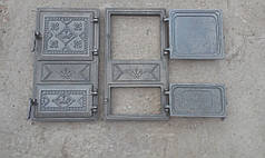 Дверцята чавунна спарена 490*270 мм "ВІШІВАНКА"