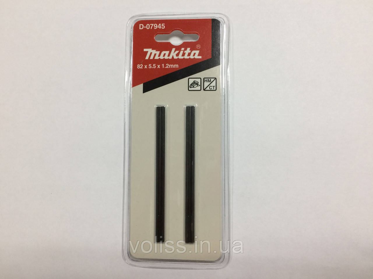 Ножі для рубанка 82 мм Makita D-07945 (2шт)