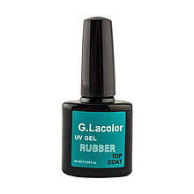 Каучуковий топ для гель-лаку G. La Color Rubber Top Coat 10 мл