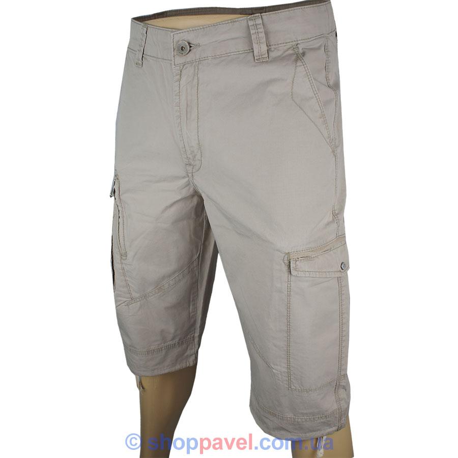 Чоловічі бавовняні шорти Differ E-2242 бежевого кольору, фото 1