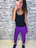Жіночі класичні трикотажні лосини (6 кольорів), фото 4