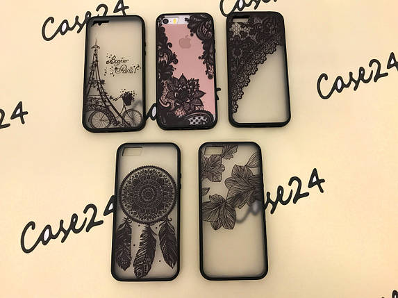 TPU чохол накладка Graphic для Apple iPhone 5 / 5S / SE (5 видів), фото 1