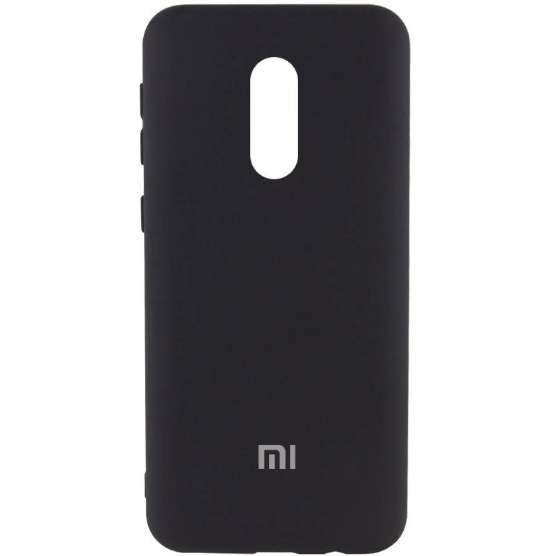 

Силиконовый чехол для Xiaomi Redmi Note 4 4x Черный микрофибра soft touch