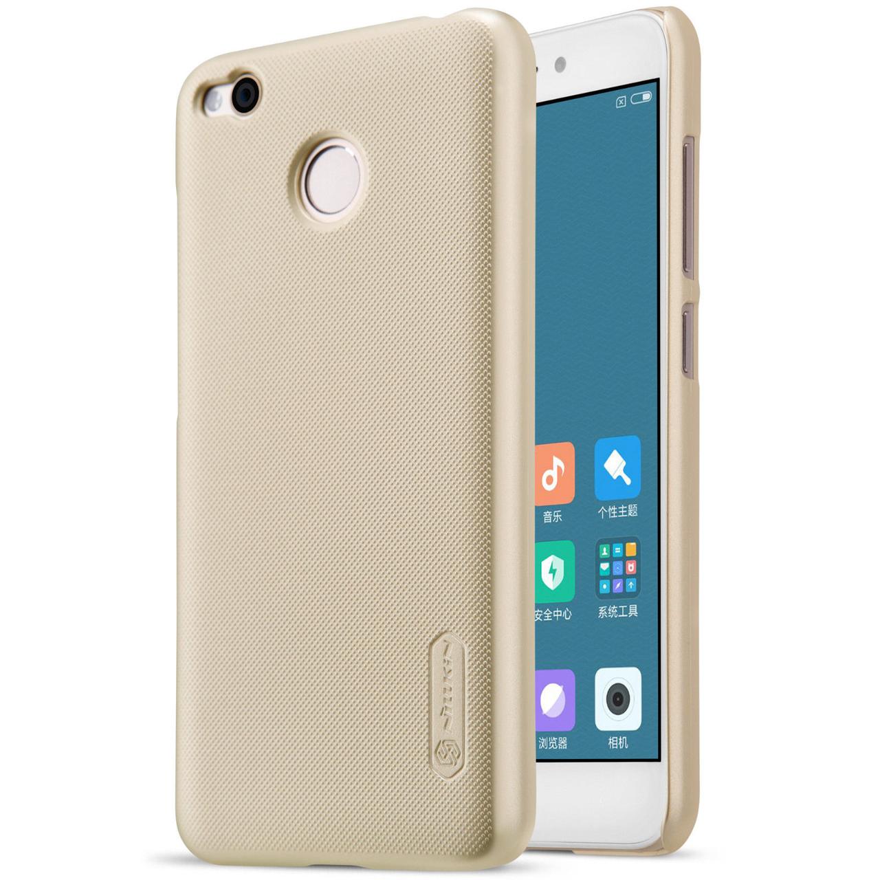 Nillkin Xiaomi Redmi 4X Super Frosted Shield Gold Чохол Накладка Бампер