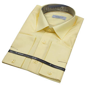 Чоловіча сорочка Negredo 22078 Slim жовтого кольору