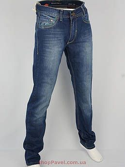 Стильні чоловічі джинси Cen-cor CNC-1196 синього кольору