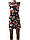 Комбінезон літній підлітковий із шортами для дівчинки, бавовна, р.р. 40-50, фото 2