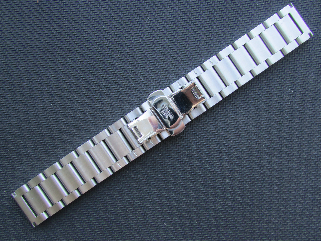Браслет для годинника з неіржавкої ювелірної сталі 316L, литий, глянець. 20 мм - фото 4 - id-p581865850