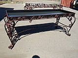 Стіл кований арт.км 28, фото 2