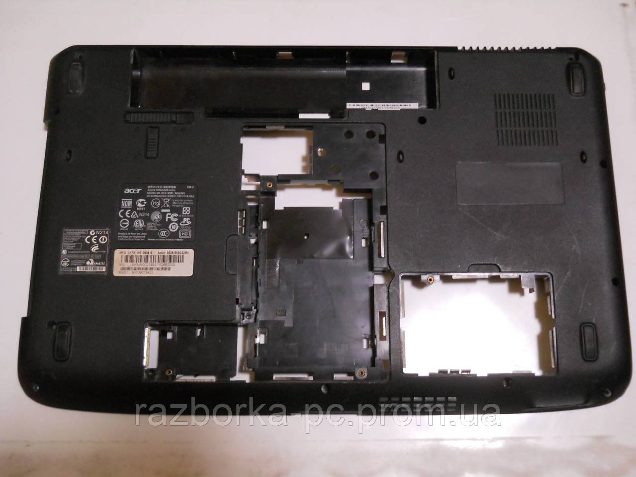 Нижняя часть корпуса днище ноутбука Acer aspire 5536/5236 series - фото 1 - id-p543999895