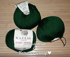Gazzal Baby Wool — 814 зелений