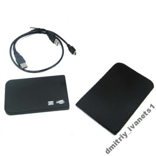 USB 2.0 карман-кейс для 2.5" SATA HDD - фото 1 - id-p544023068