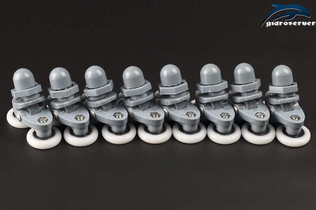 Комплект роликів на душову кабіну, гідромасажний бокс B-27B 8 штук.