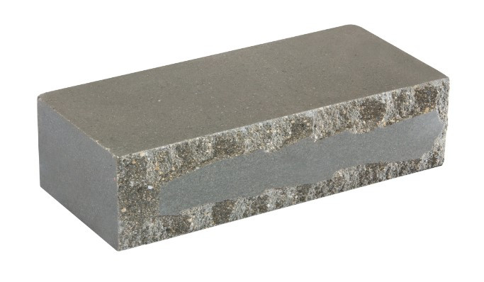 Облицювальна цегла LAND BRICK "Луч" сірий 250х110х65 мм